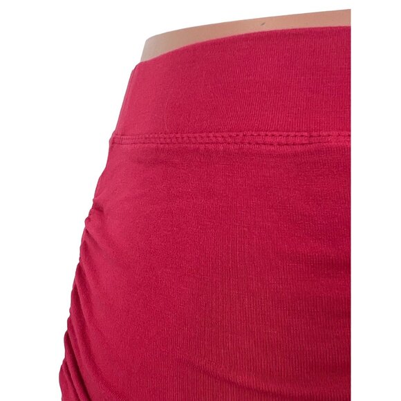 Vintage Victoria's Secret X Moda International Pink Ruched Bodycon Mini Skirt - Picture 12 of 16